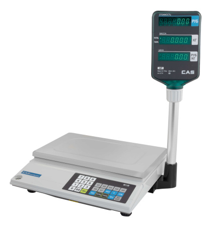 Весы CAS AP-1 (15M Big Tr.) купить по низкой цене | МАКСПРОФИТ