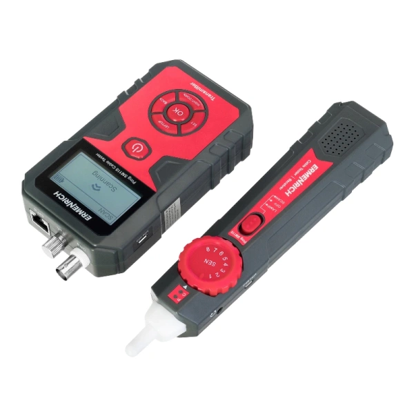Тестер кабельных линий Ermenrich Ping SM110, красный купить по низкой цене | МАКСПРОФИТ
