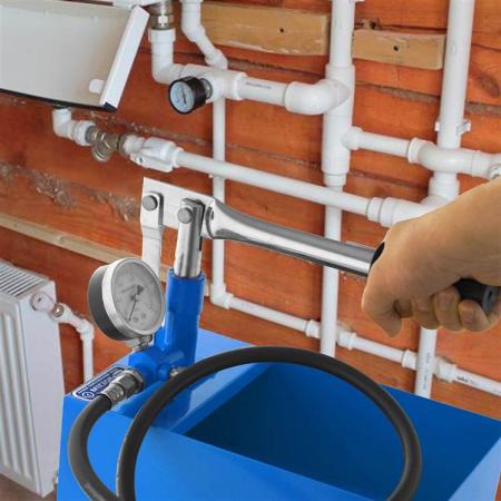 Насос опрессовочный ручной МЕГЕОН 98020 купить по низкой цене | МАКСПРОФИТ